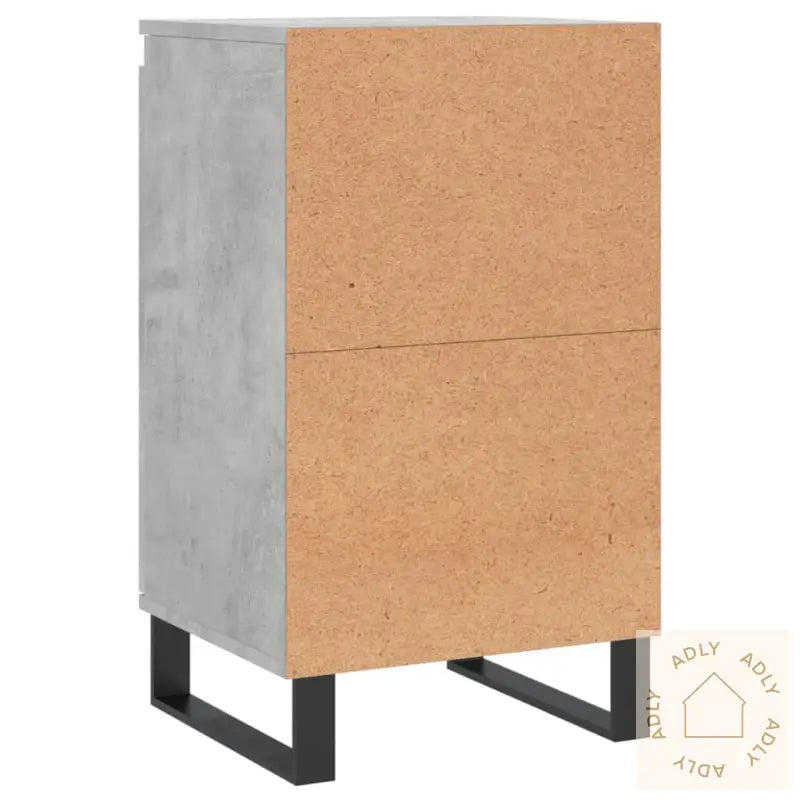 Skjenker 2 Stk Betonggrå 40X35X70 Cm Konstruert Tre