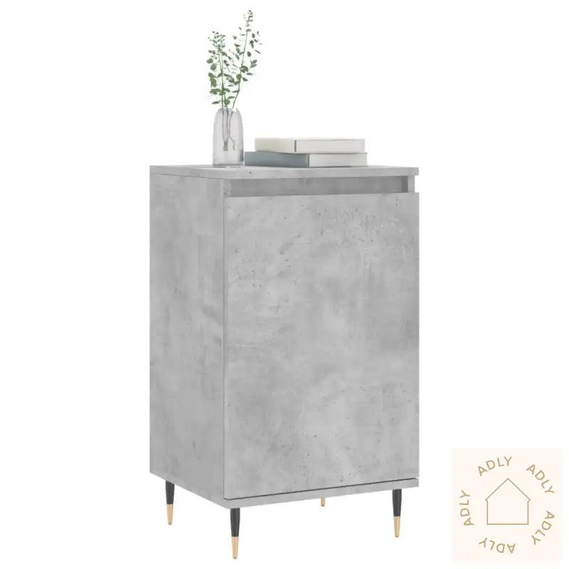 Skjenker 2 Stk Betonggrå 40X35X70 Cm Konstruert Tre