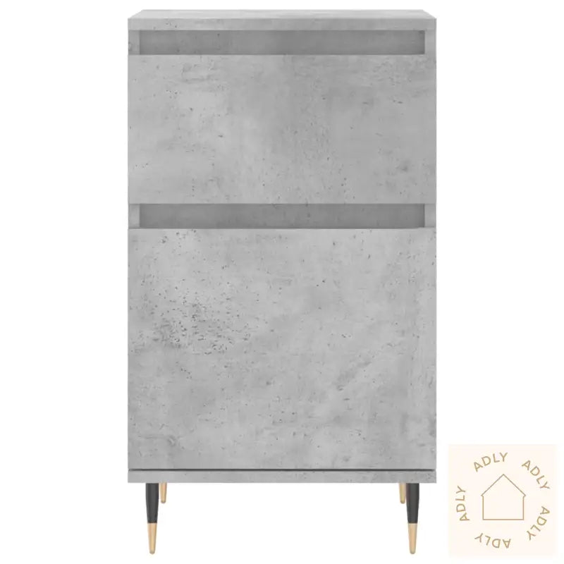 Skjenker 2 Stk Betonggrå 40X35X70 Cm Konstruert Tre