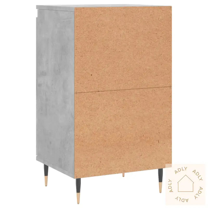 Skjenker 2 Stk Betonggrå 40X35X70 Cm Konstruert Tre