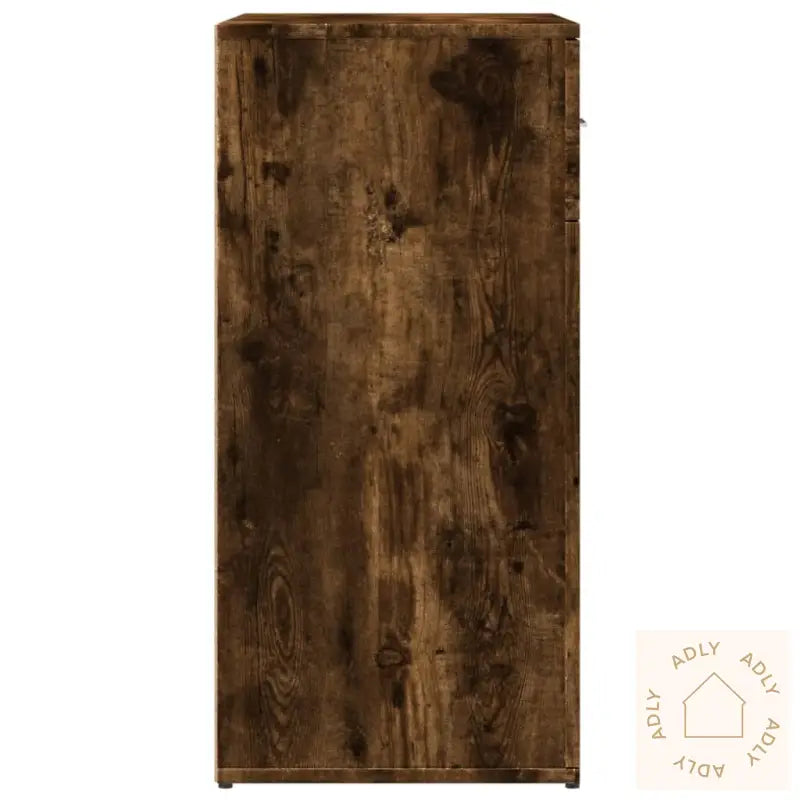 Skjenker 2 Stk Røkt Eik 79X38X80 Cm Konstruert Tre