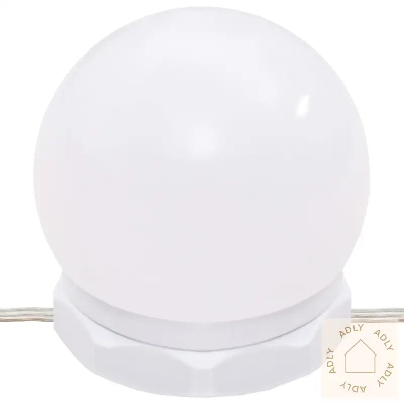 Speilskap Med Led Høyglans Hvit 76X15X55 Cm