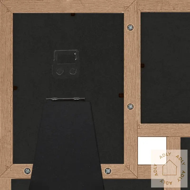 Fotorammekollasj For 4X(13X18 Cm) Bilde Lysebrun Mdf
