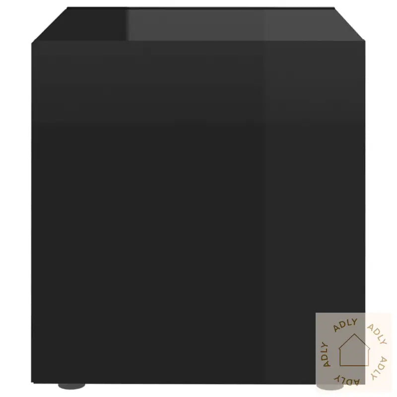 Tv-Benker 4 Stk Høyglans Svart 37X35X37 Cm Konstruert Tre
