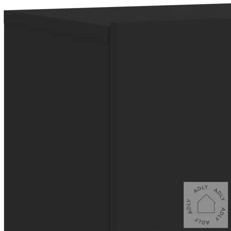 Veggmonterte Tv-Benker 2 Stk Svart 80X30X41 Cm