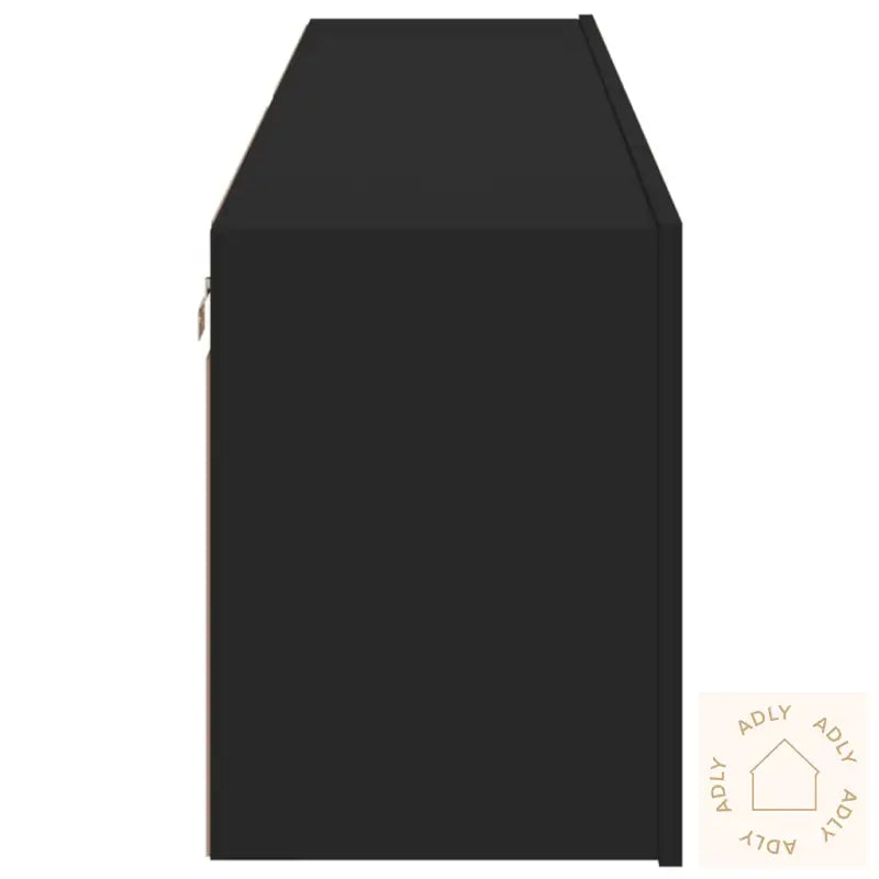Veggmonterte Tv-Benker 2 Stk Svart 80X30X41 Cm
