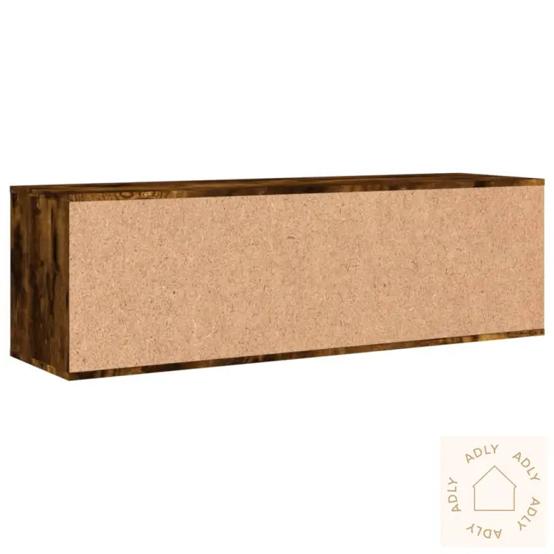 Tv-Benk Røkt Eik 120X34X37 Cm Konstruert Tre