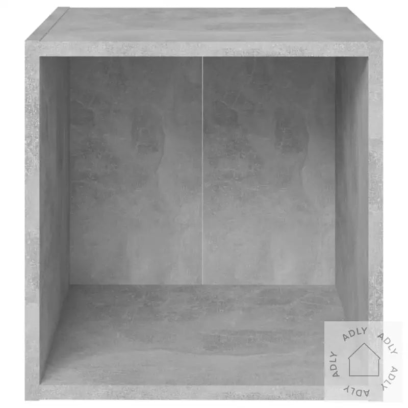 Tv-Benker 4 Stk Betonggrå 37X35X37 Cm Konstruert Tre
