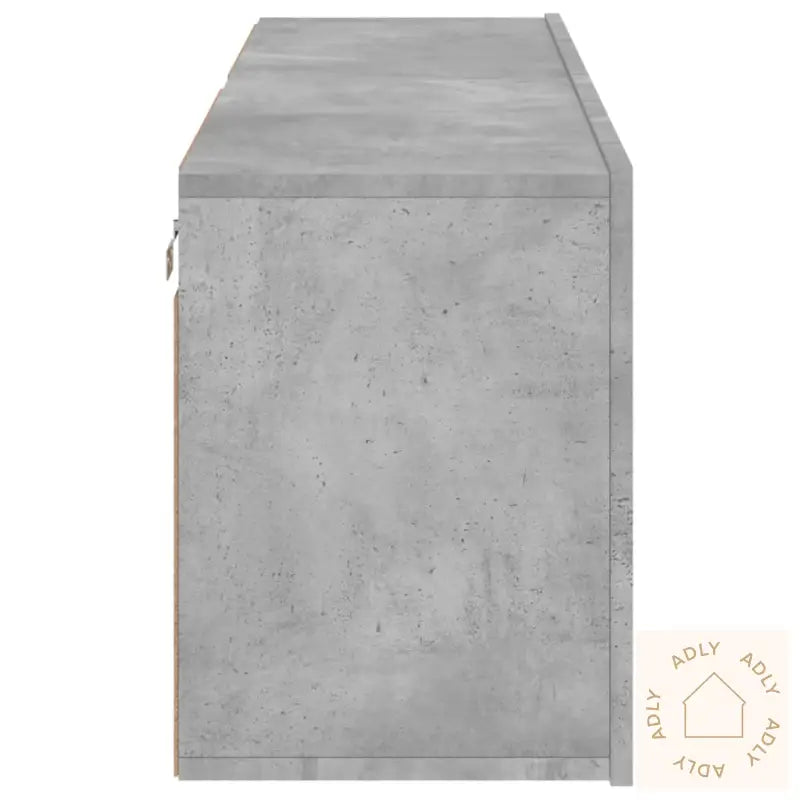 Veggmonterte Tv-Benker 2 Stk Betonggrå 60X30X41 Cm