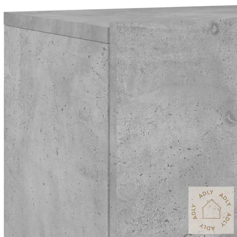Veggmonterte Tv-Benker 2 Stk Betonggrå 60X30X41 Cm