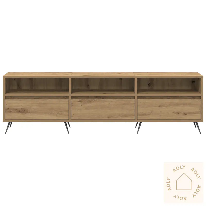 Tv-Benk I Kunstig Eik 150X30X44,5 Cm