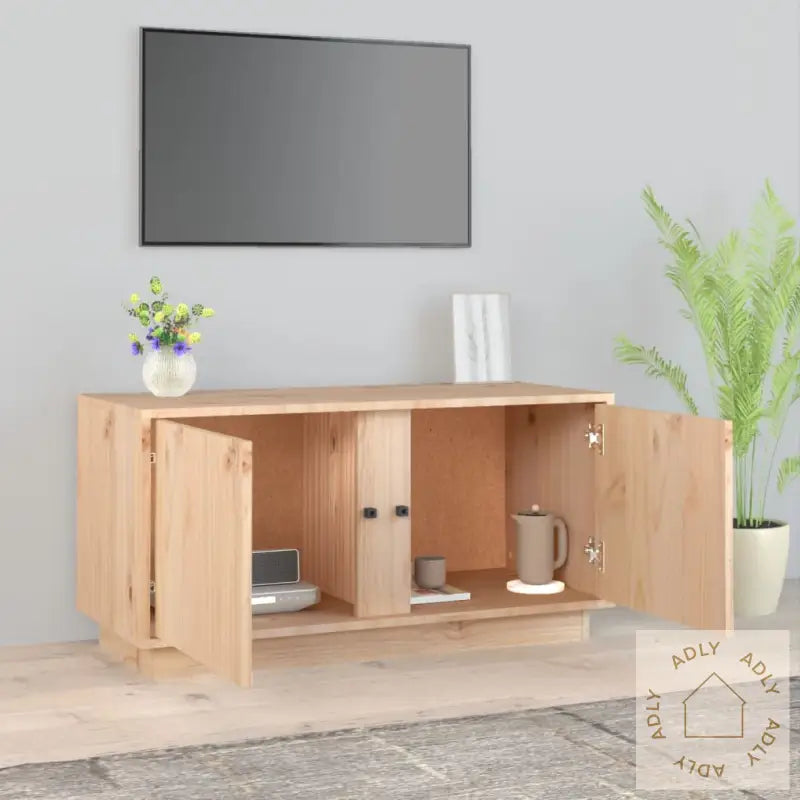 Tv-Benk 80X35X40,5 Cm Heltre Furu