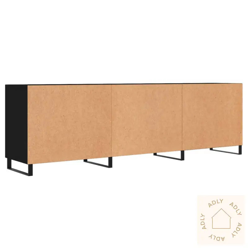 Tv-Benk Svart 150X30X50 Cm Konstruert Tre