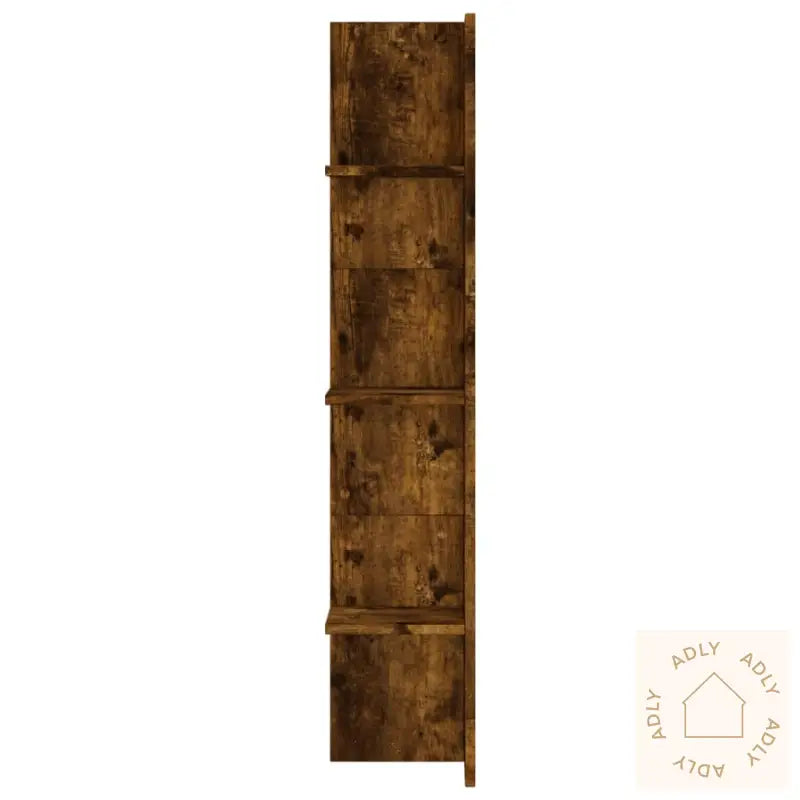 Tv-Benk Røkt Eik 152X22X113 Cm Konstruert Tre