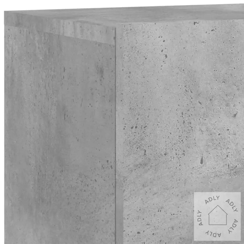 Veggmonterte Tv-Benker 2 Stk Betonggrå 80X30X41 Cm
