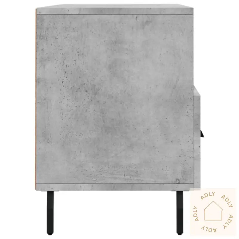 Tv-Benk Betonggrå 120X35X48 Cm Konstruert Tre