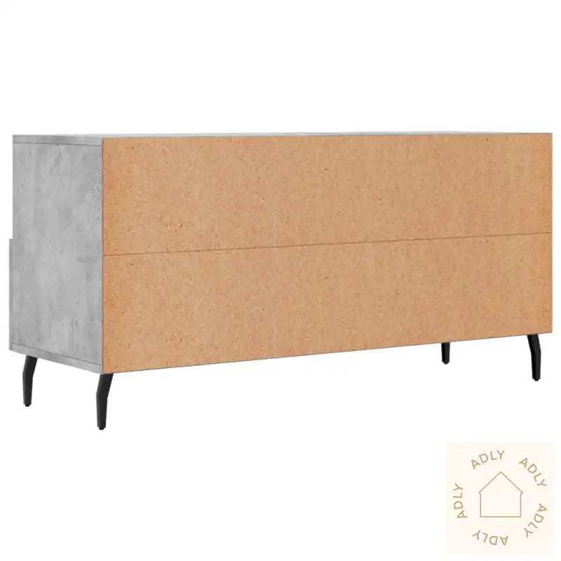 Tv-Benk Betonggrå 120X35X48 Cm Konstruert Tre