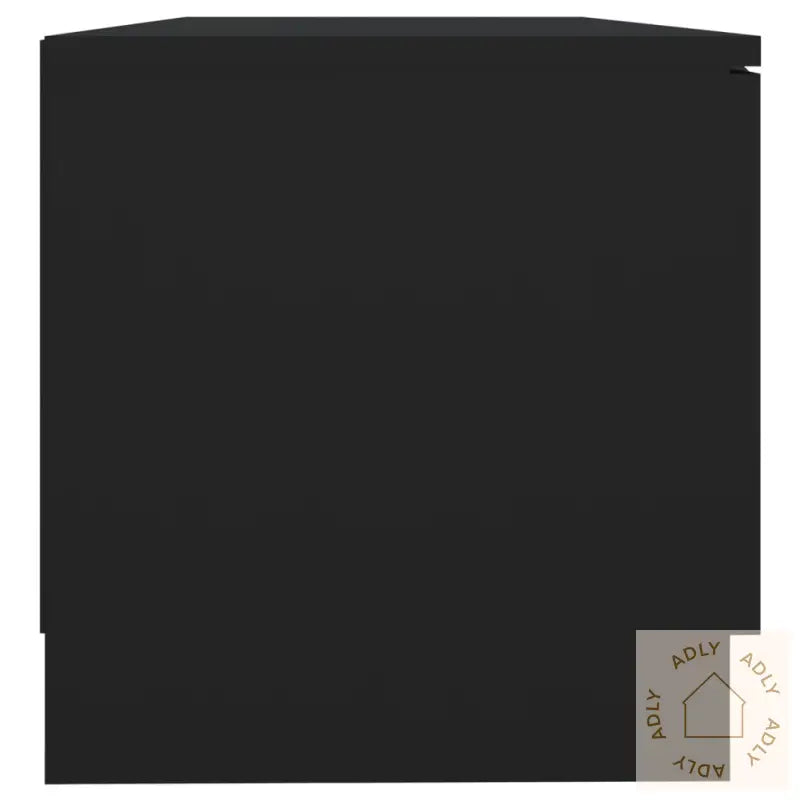 Tv-Benk Svart 80X35X36,5 Cm Konstruert Tre