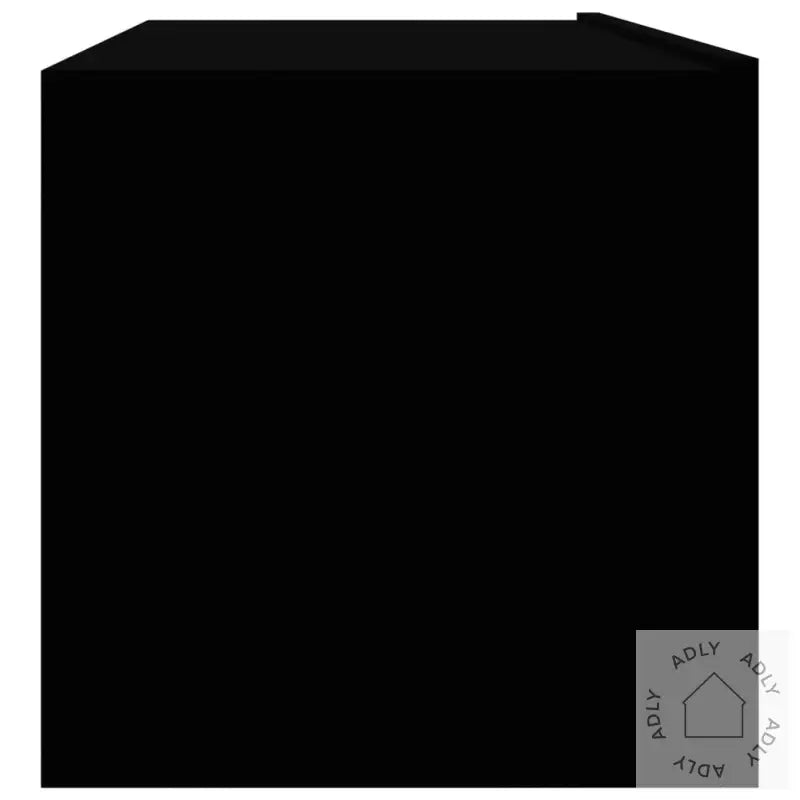 Tv-Benk Svart 100X30X30 Cm Konstruert Tre