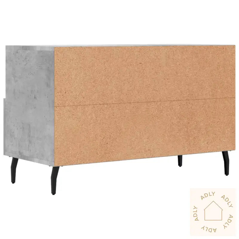 Tv-Benk Betonggrå 80X36X50 Cm Konstruert Tre