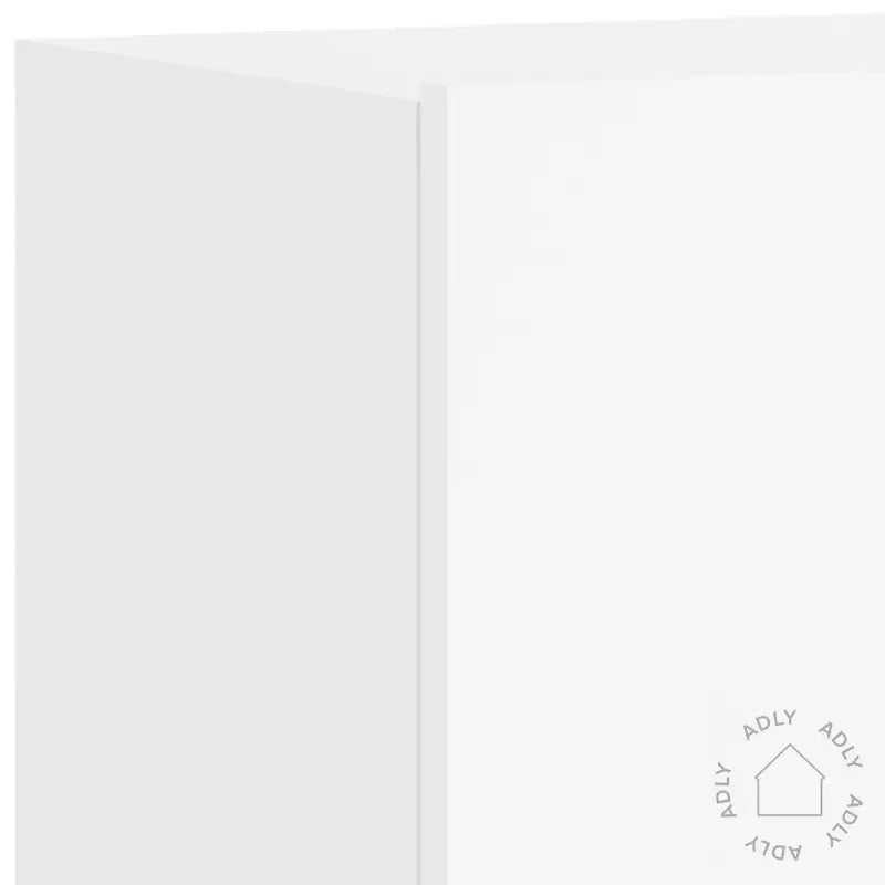 Veggmonterte Tv-Benker 2 Stk Hvit 80X30X41 Cm