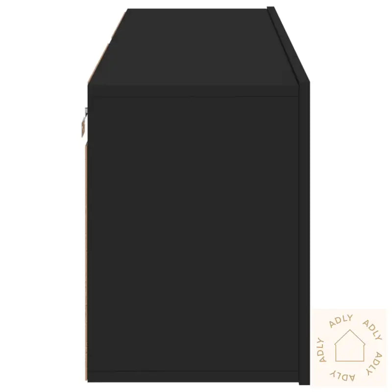 Veggmonterte Tv-Benker 2 Stk Svart 60X30X41 Cm