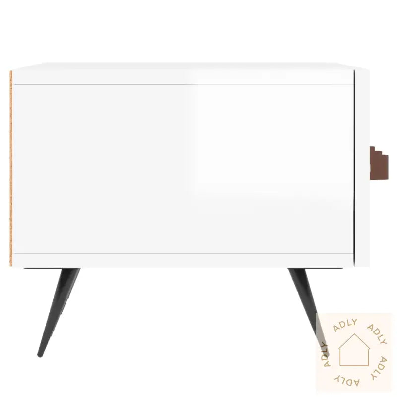 Tv-Benk Høyglans Hvit 150X36X30 Cm Konstruert Tre