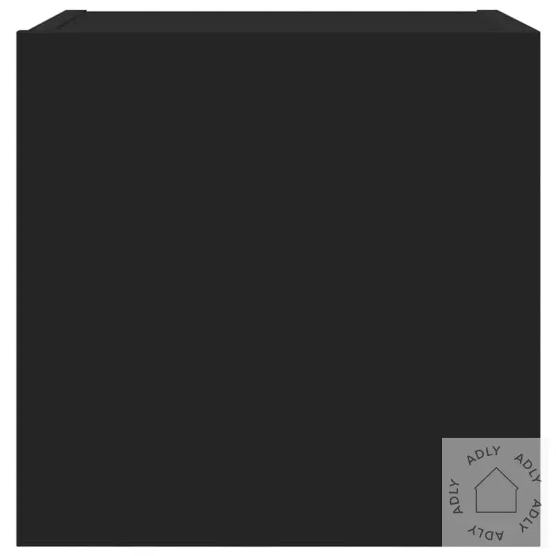 Vegghengt Tv-Benk Svart 30,5X30X30 Cm