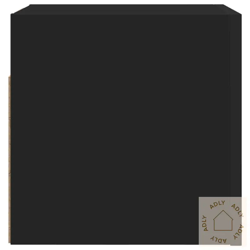 Vegghengt Tv-Benk Svart 30,5X30X30 Cm