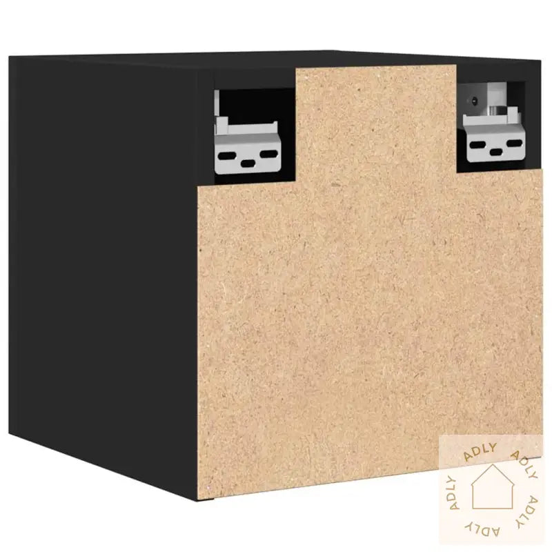 Vegghengt Tv-Benk Svart 30,5X30X30 Cm