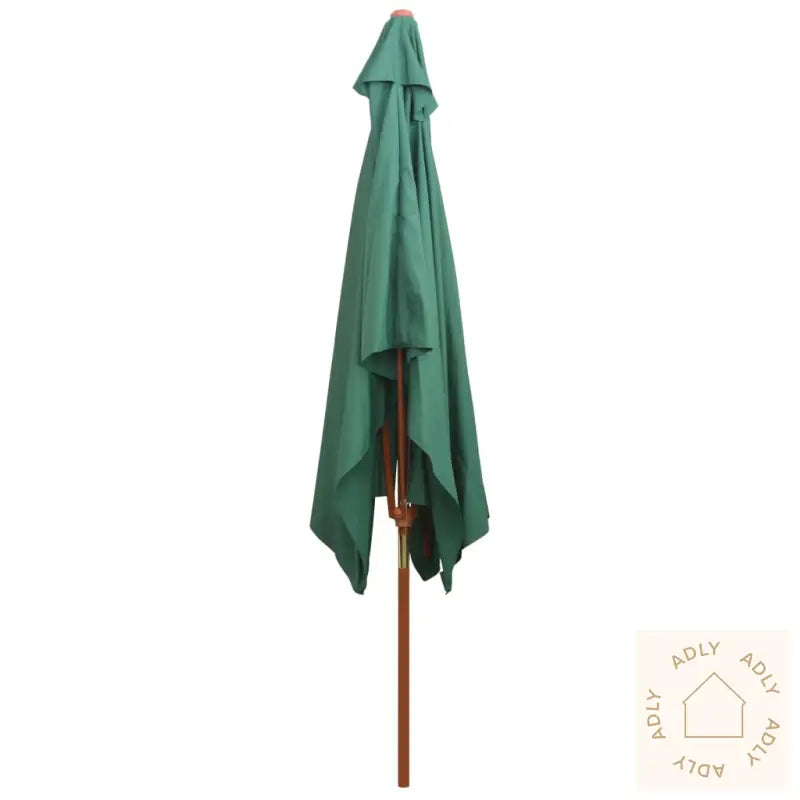 Parasoll 200X300 Cm Trestang Grønn