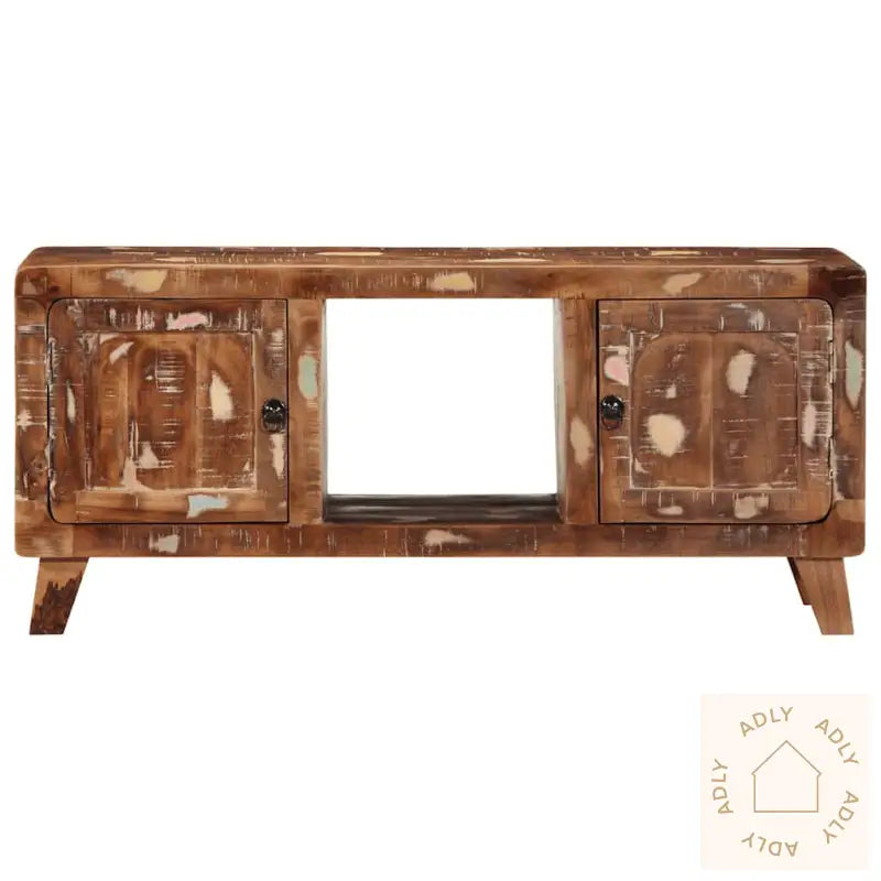 Tv-Benk 105X46X32 Cm Gjenvunnet Heltre