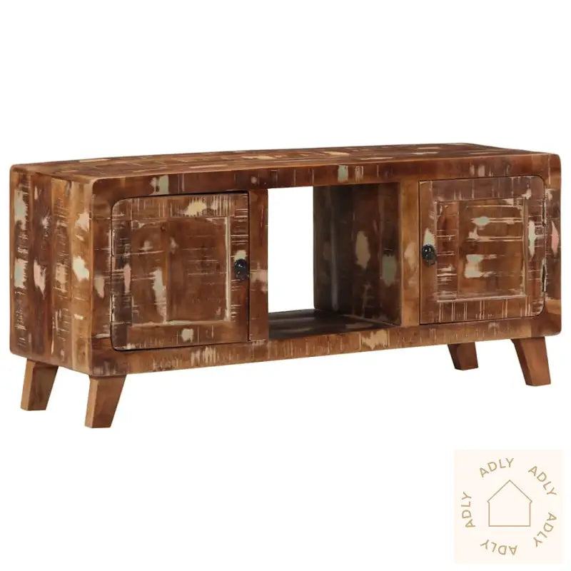 Tv-Benk 105X46X32 Cm Gjenvunnet Heltre