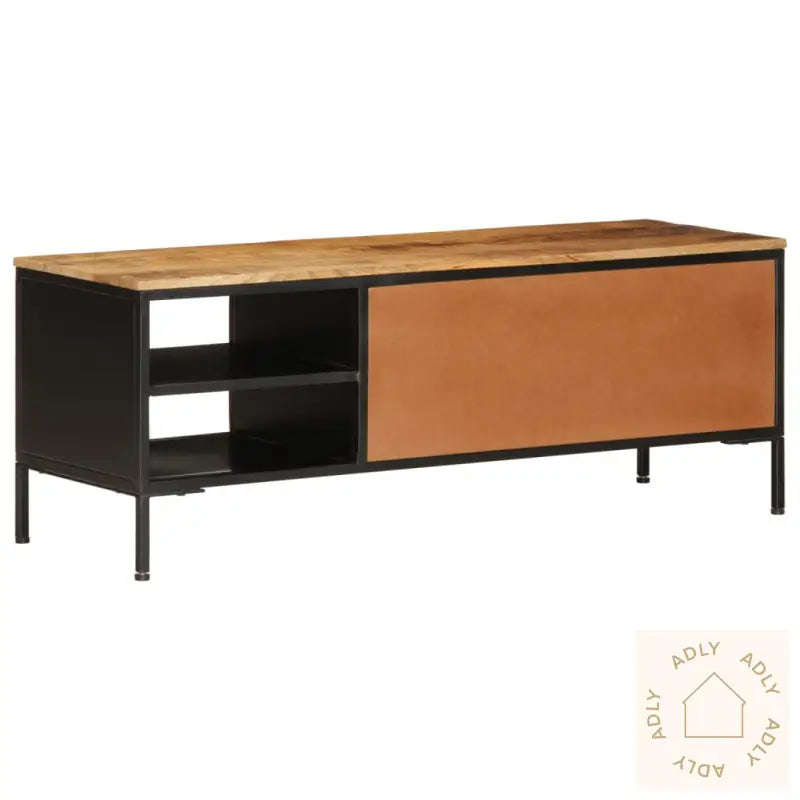 Tv-Benk 110X35X40 Cm Grovt Heltre Mangotre
