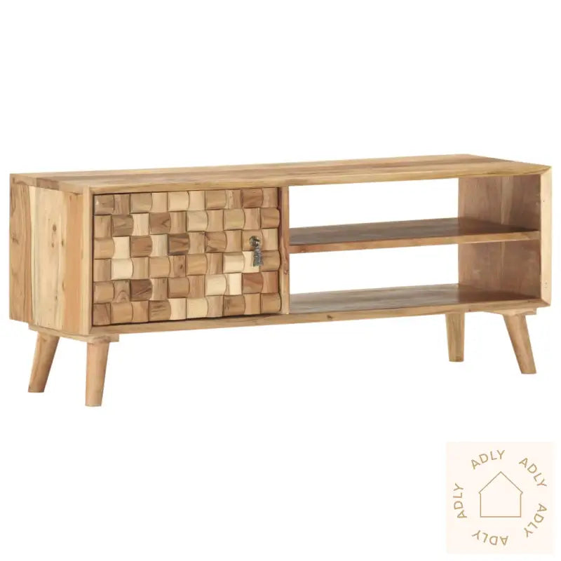 Tv-Benk 100X35X40 Cm Heltre Akasie