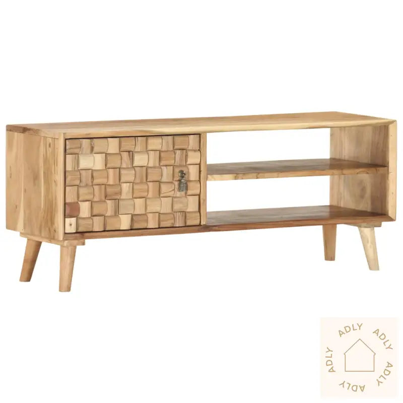Tv-Benk 100X35X40 Cm Heltre Akasie