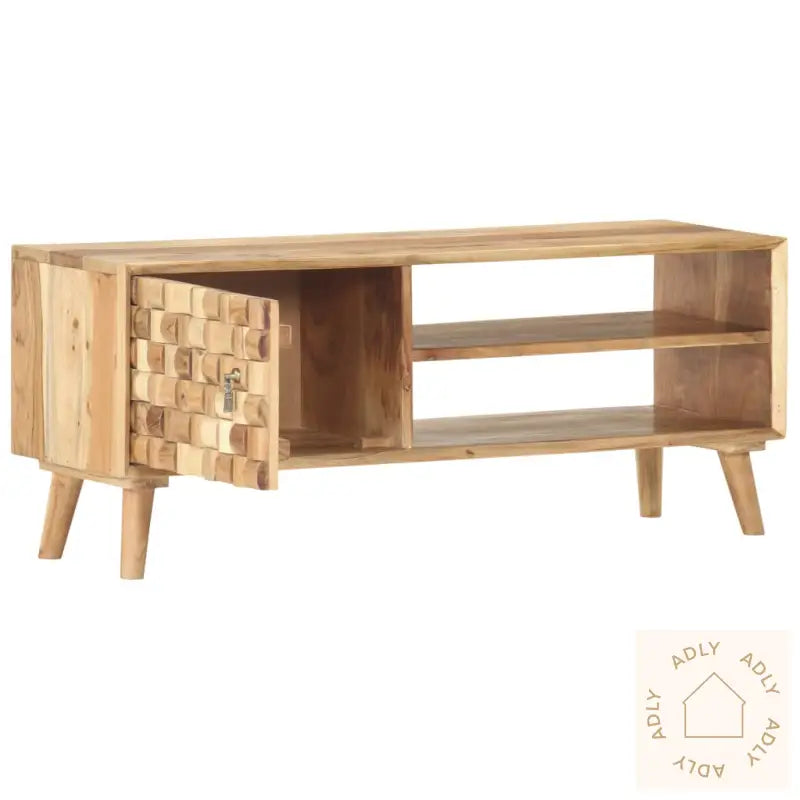 Tv-Benk 100X35X40 Cm Heltre Akasie