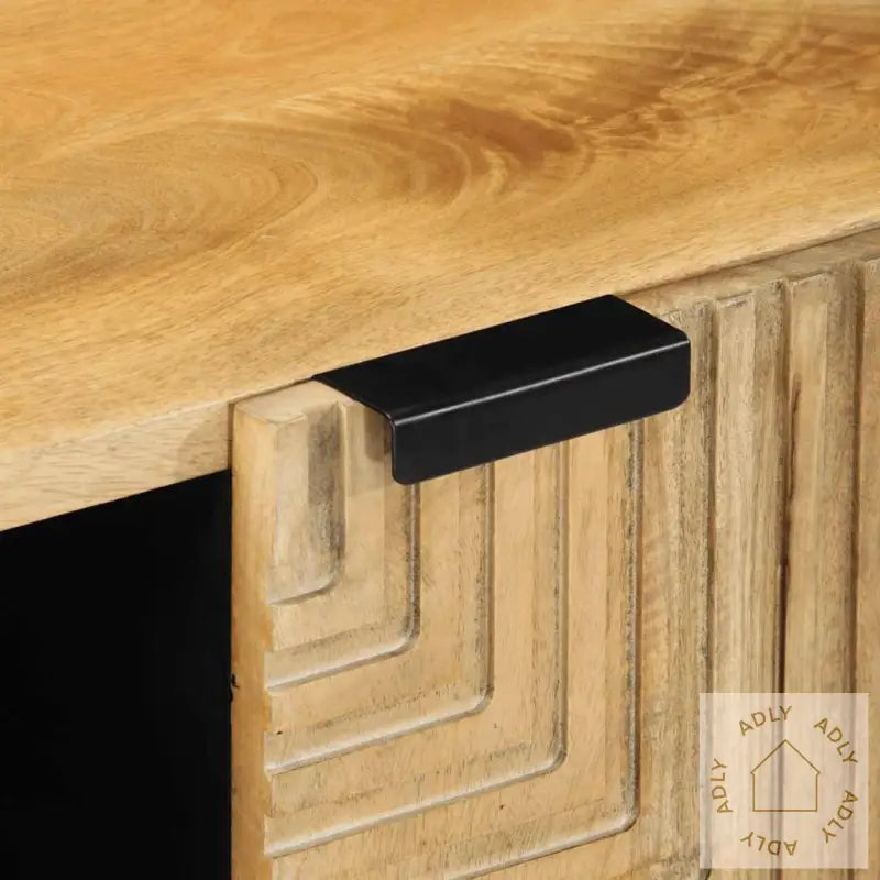 Tv-Benk Brun 105X33X46 Cm Heltre Mango