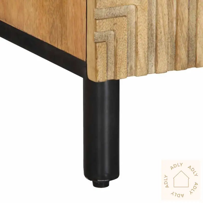 Tv-Benk Brun 105X33X46 Cm Heltre Mango