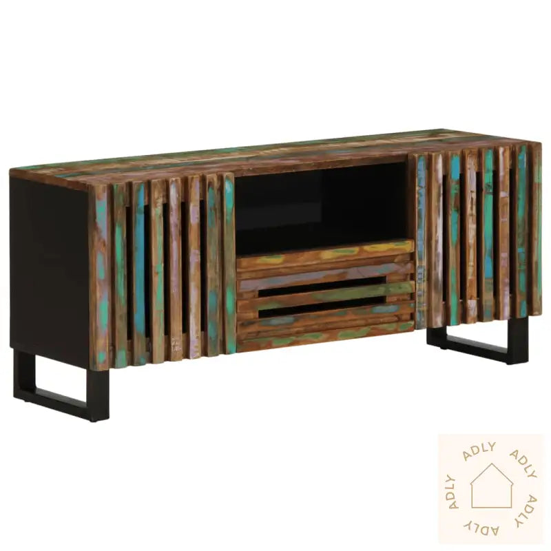 Tv-Benk 100X34X46 Cm Heltre Akasie