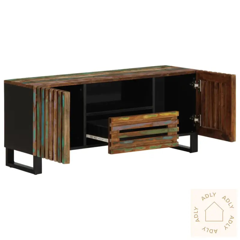 Tv-Benk 100X34X46 Cm Heltre Akasie