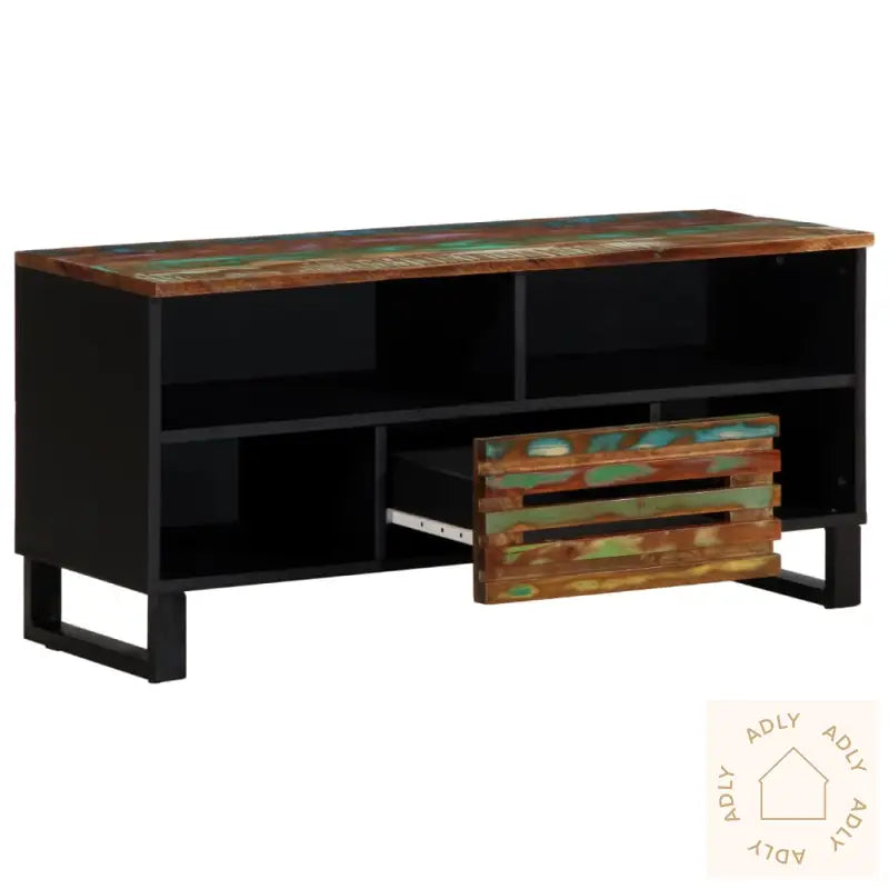 Tv-Benk 100X34X46 Cm Heltre Akasie