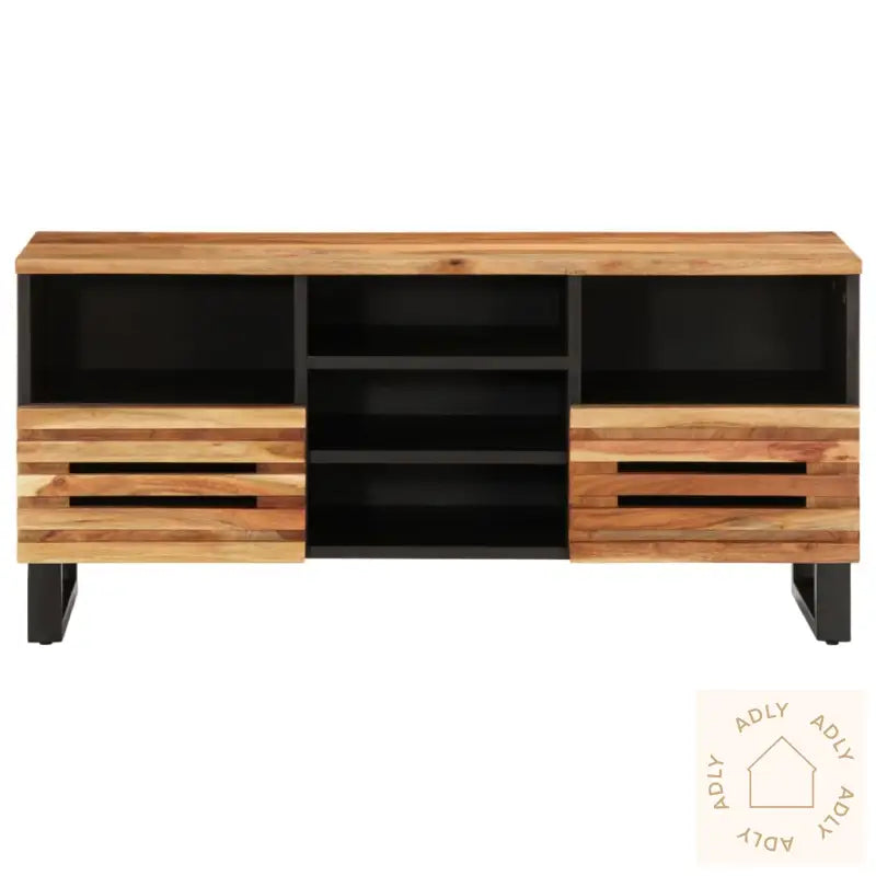 Tv-Benk 100X34X46 Cm Heltre Akasie