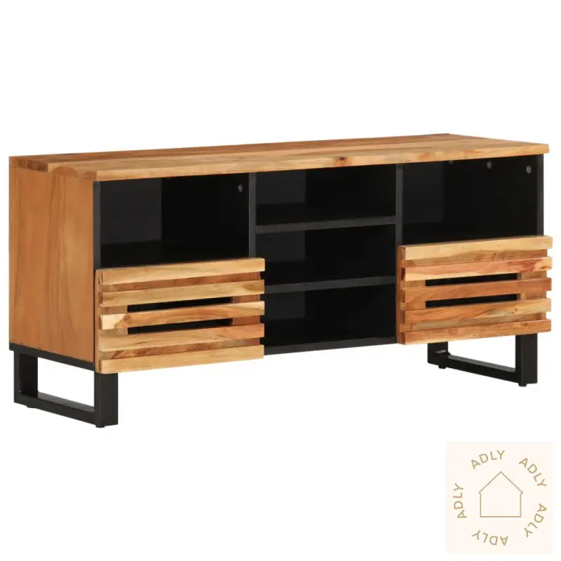Tv-Benk 100X34X46 Cm Heltre Akasie
