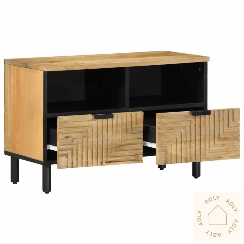 Tv-Benk Brun 70X33X46 Cm Heltre Mango
