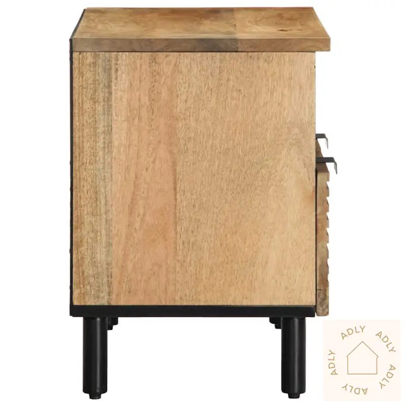 Tv-Benk Brun 70X33X46 Cm Heltre Mango