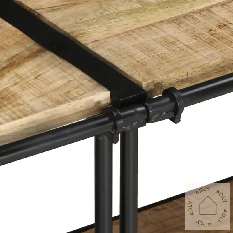 Tv-Benk 200X42X40 Cm Grov Heltre Mango