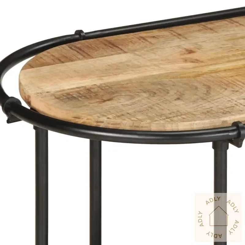 Tv-Benk 200X42X40 Cm Grov Heltre Mango