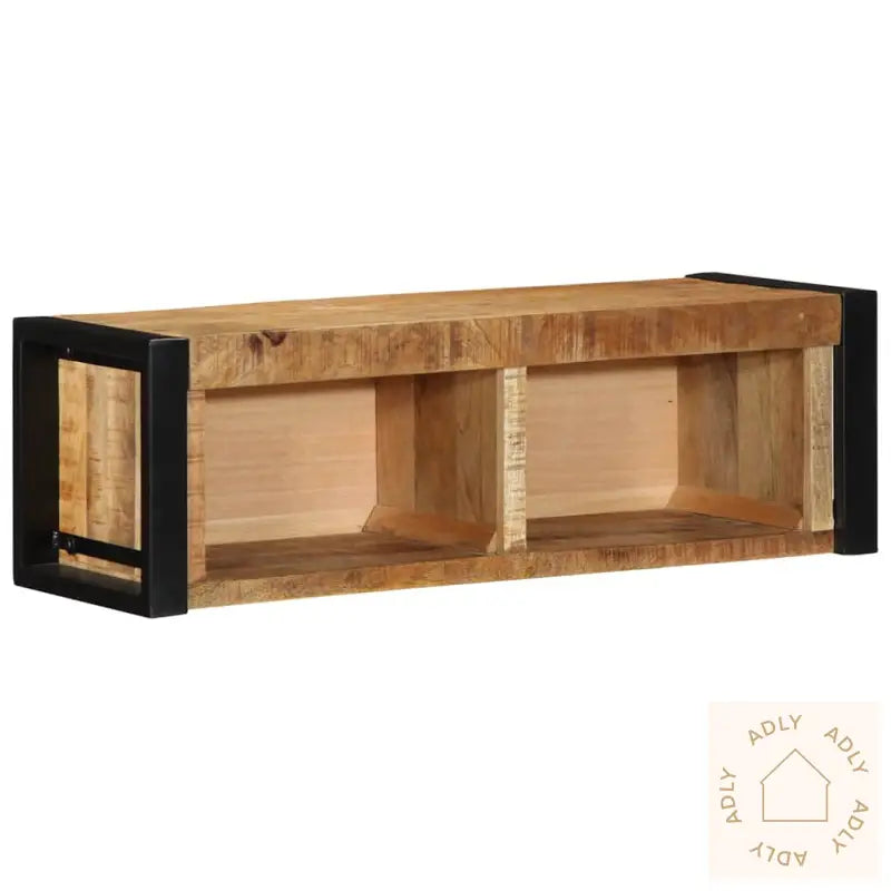 Tv-Benk 80X30X25 Cm Grovt Heltre Mangotre