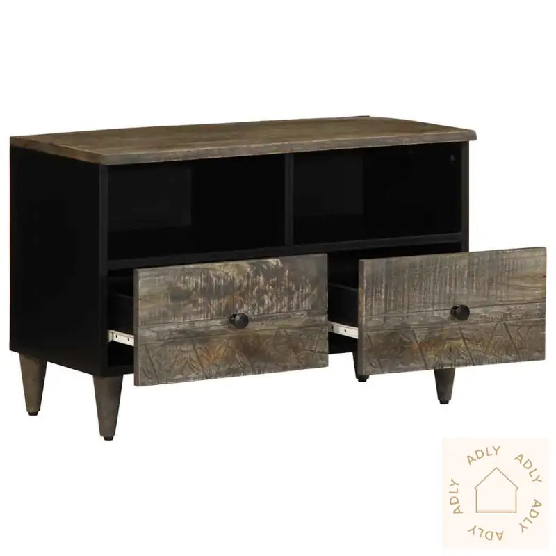 Tv-Benk Lysegrå 70X33,5X46 Cm Heltre Mango
